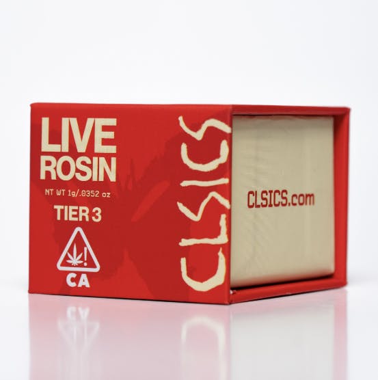 Photograph of product: DEEP PURPLE | TIER 3 LIVE ROSIN | 1G | Oui'd | CLSICS