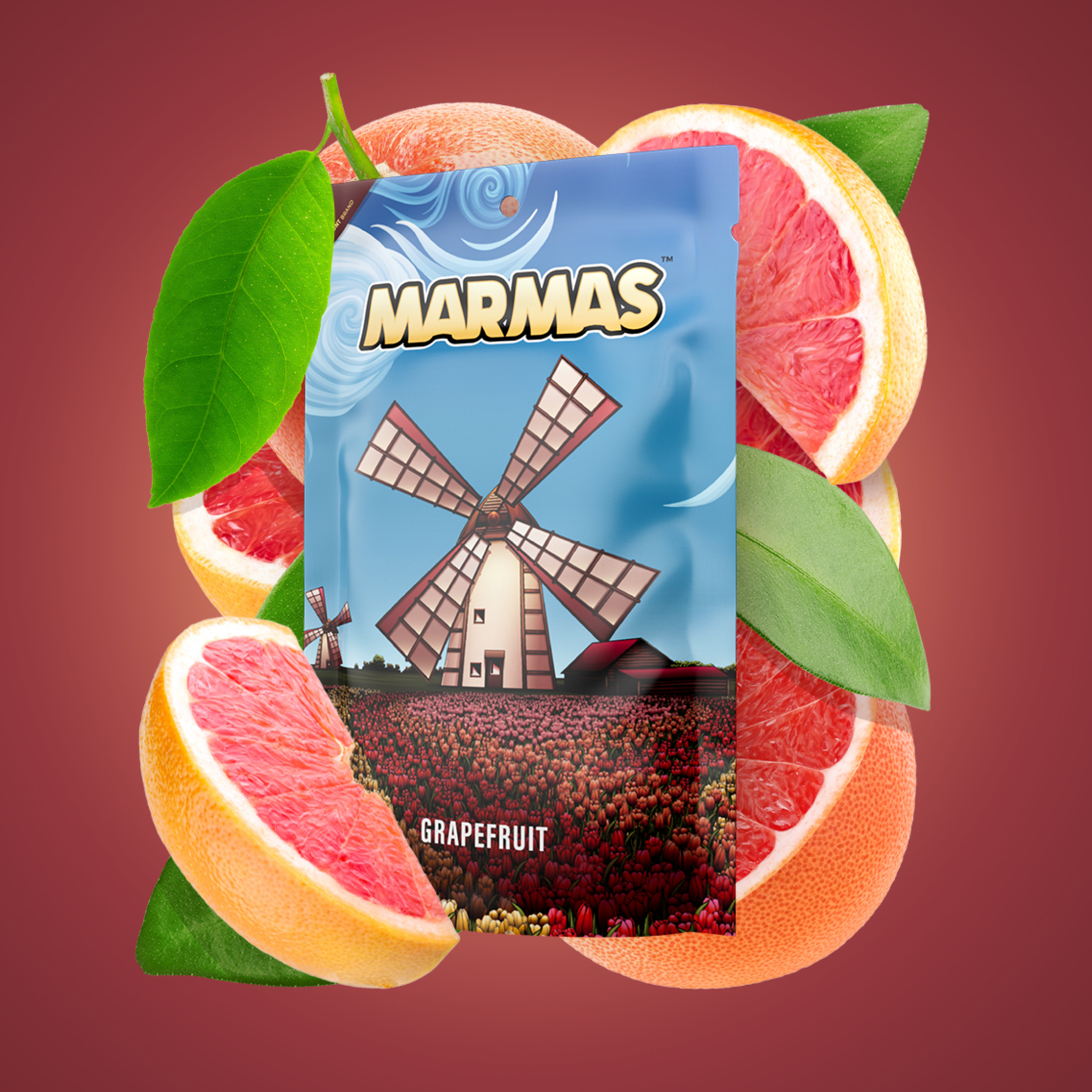 Photograph of product: Gummies | Marmas | Grapefruit High Dose [20pk] [25mg each]