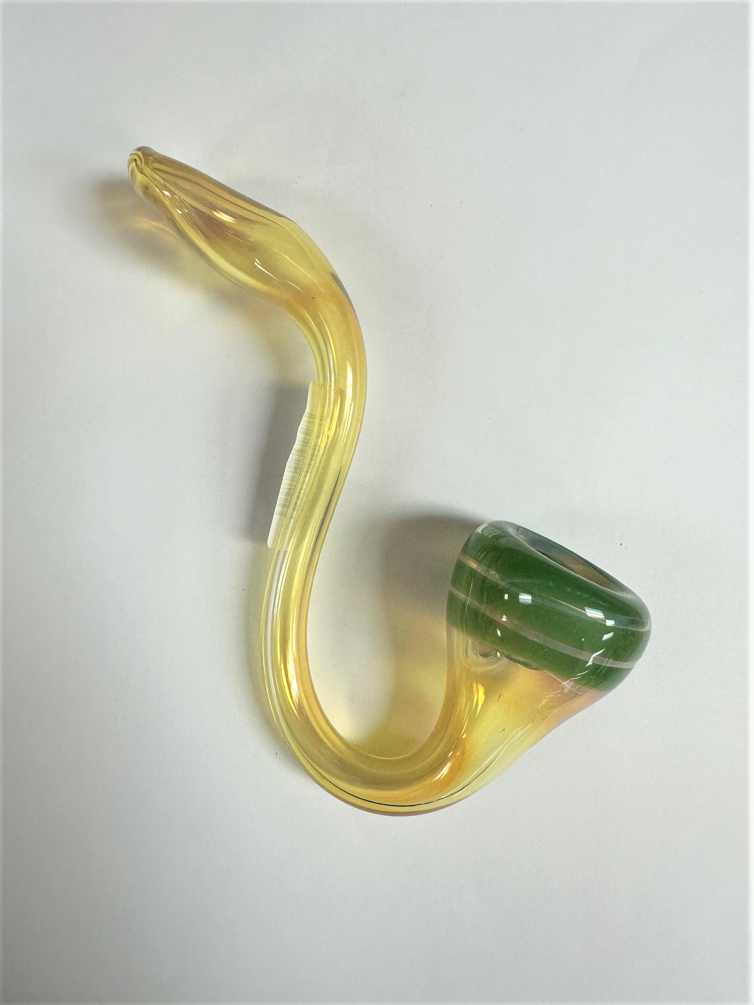 Photograph of product: Pipe - Fumed Color Wrapped Bowl Sherlock Hand Pipe