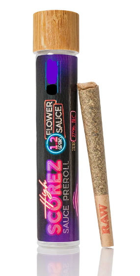 Photograph of Product: Glitterati x Grease Monkey Sauce Infused Preroll (I) 1.2g