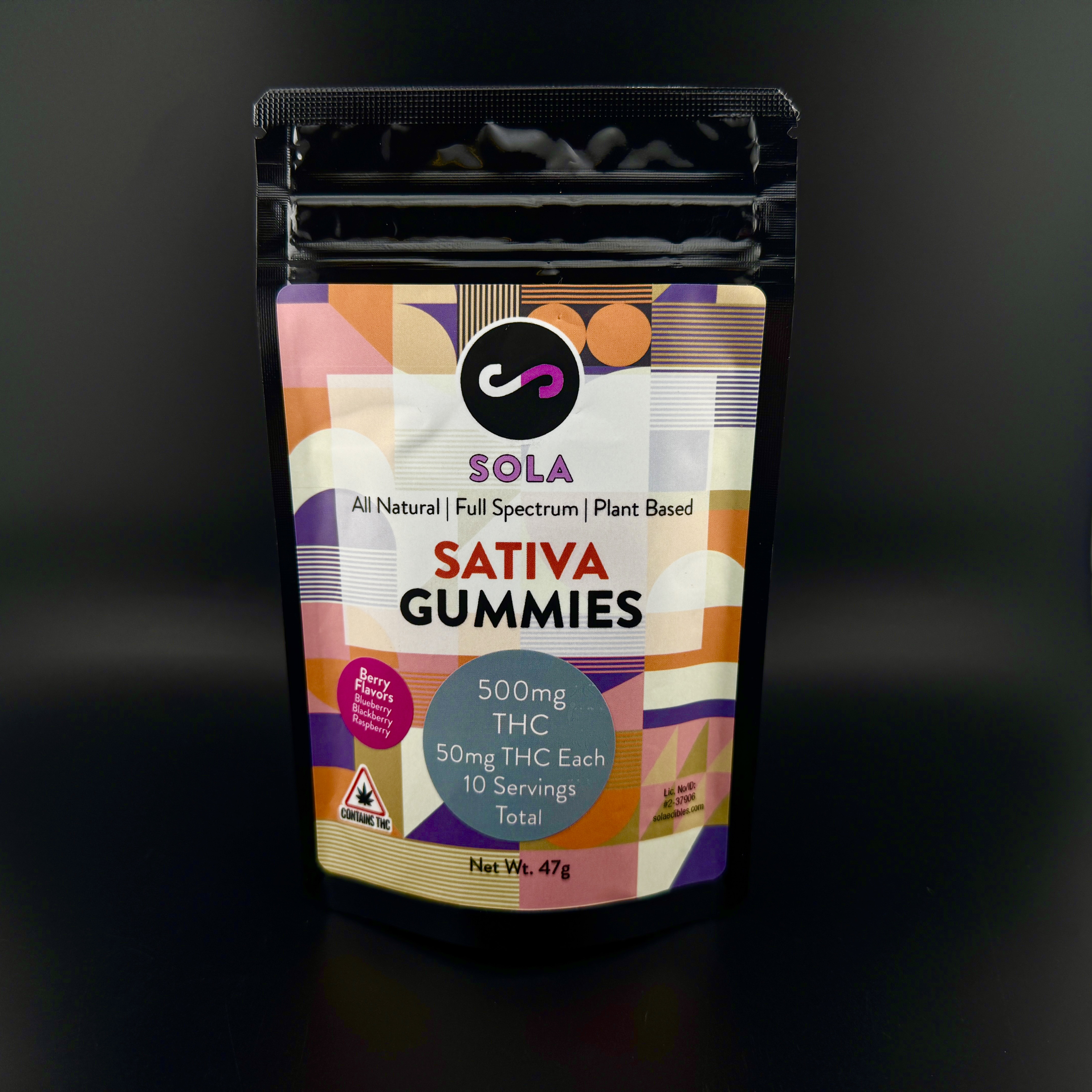Photograph of product: Berry Flavors Oui'd Gummies Sola