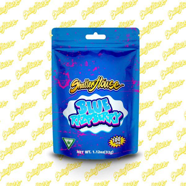 Photograph of product: Shatter House - 200mg Gummies - Blue Razpberry
