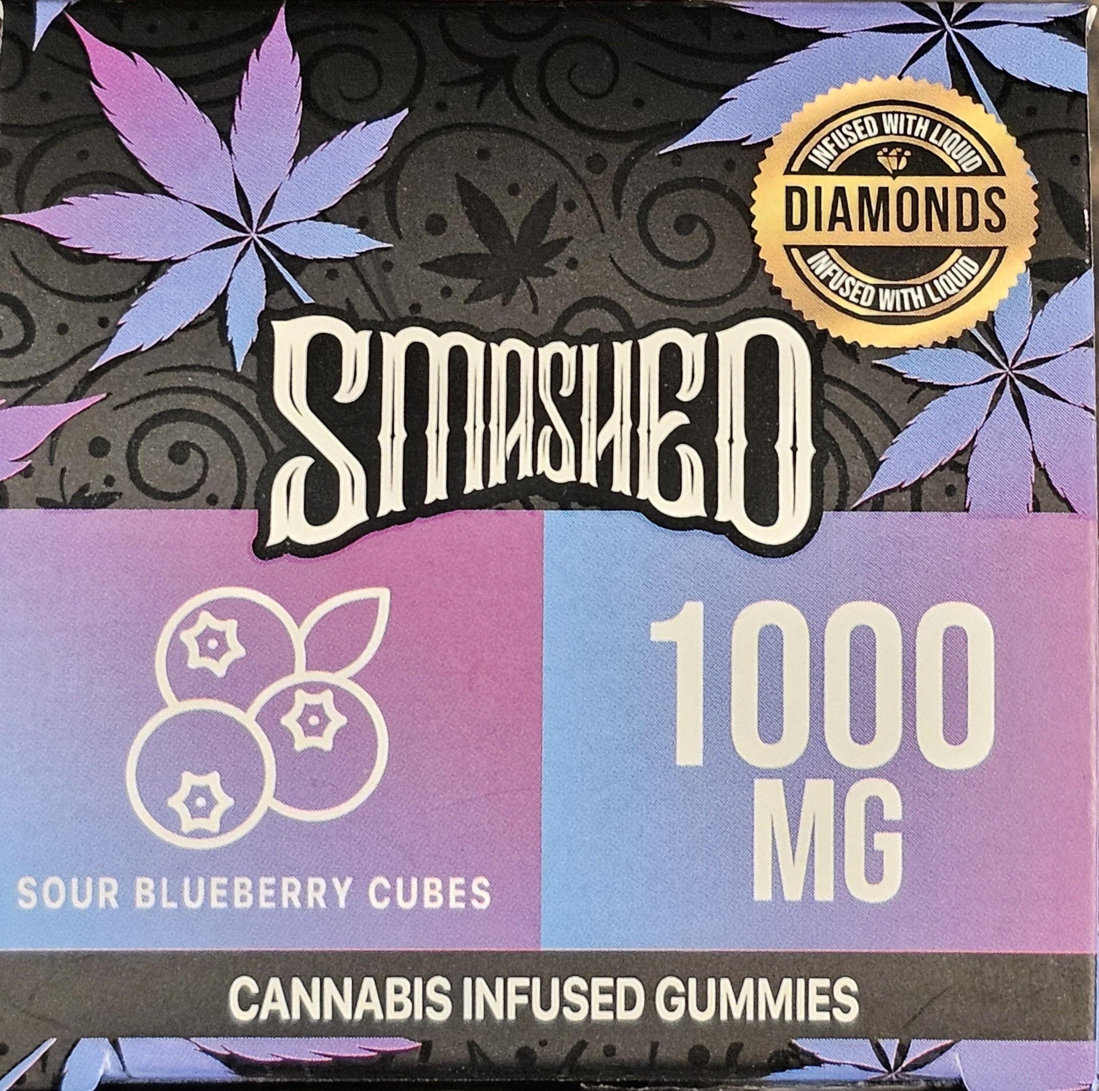 Photograph of product: SMD | LD Blueberry 1000MG | I