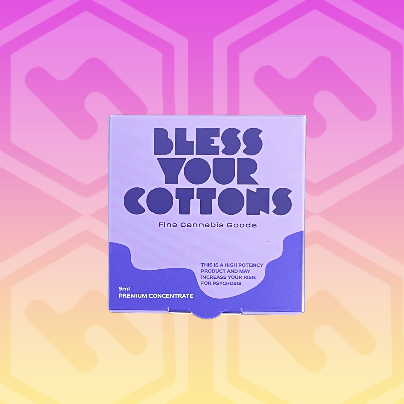 Photograph of product: Bless Your Cottons | Miracle Mintz | Live Rosin | 1g