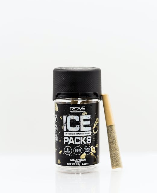 Photograph of product: Maui Waui | .5g x 5 Triple Infused Pre-Roll Pack