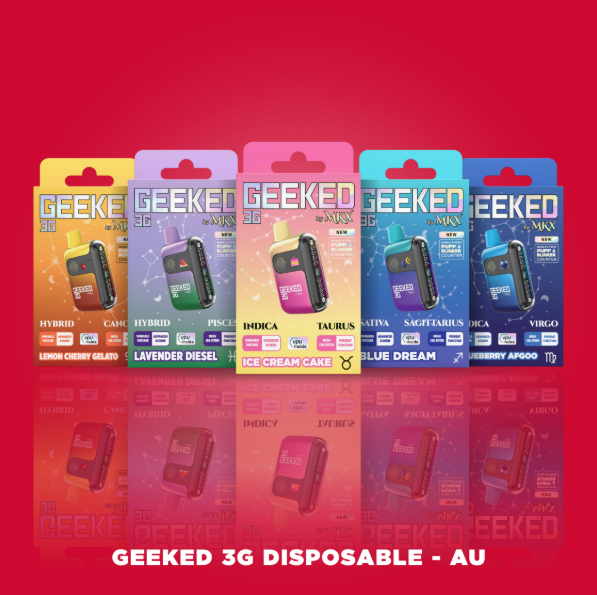 Photograph of product: Ice Cream Cake | 3g | Geeked Disposable | MKX