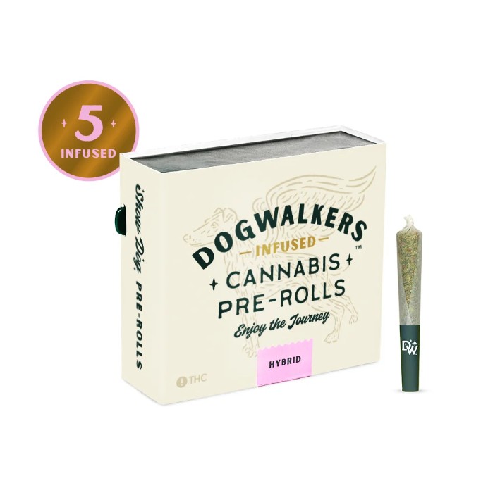 Photograph of product: Afternoon Delight #4 | Infused Preroll 5pk | 2.25g | Hybrid