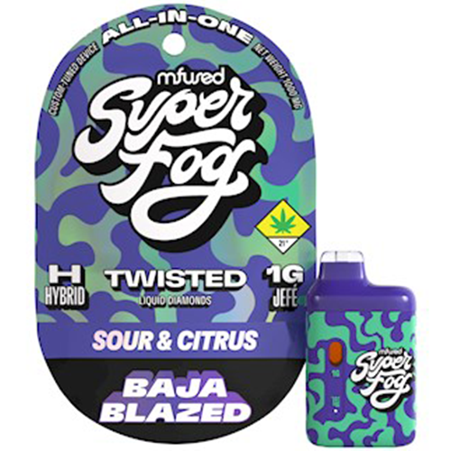 Photograph of product: Super Fog: Baja Blazed (H) - Twisted Liquid Diamonds Disposable