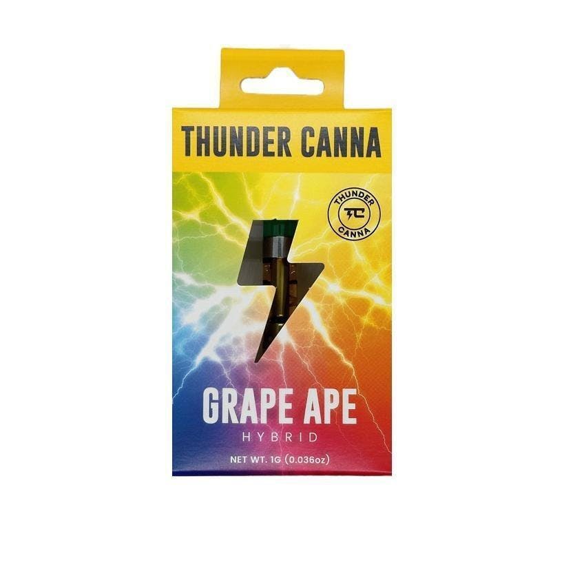 Photograph of product: REC Thunder Canna Grape Ape 510 Cart 1g