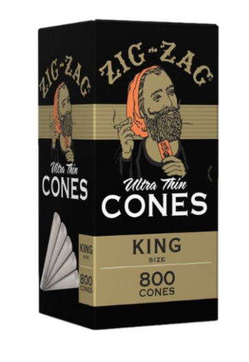 Photograph of product: Zig-Zag - Ultra Thin Cones | King Size | Zig Zag