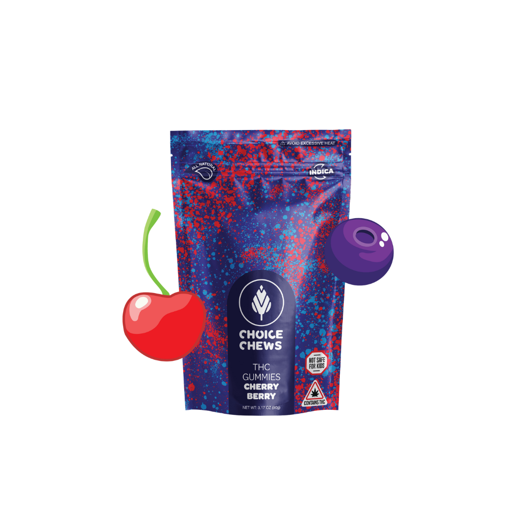 Photograph of product: Cherry Berry Gummies 100mg