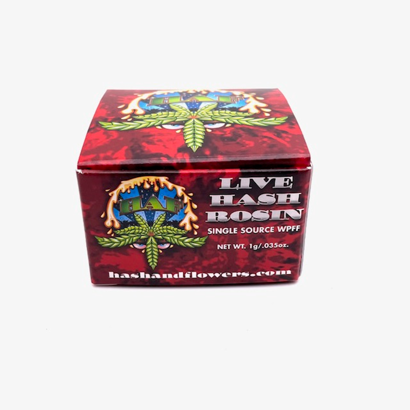 Photograph of product: LIVE ROSIN - GRAPE PUNCH POP 1G - au chocolat AND FLOWERS