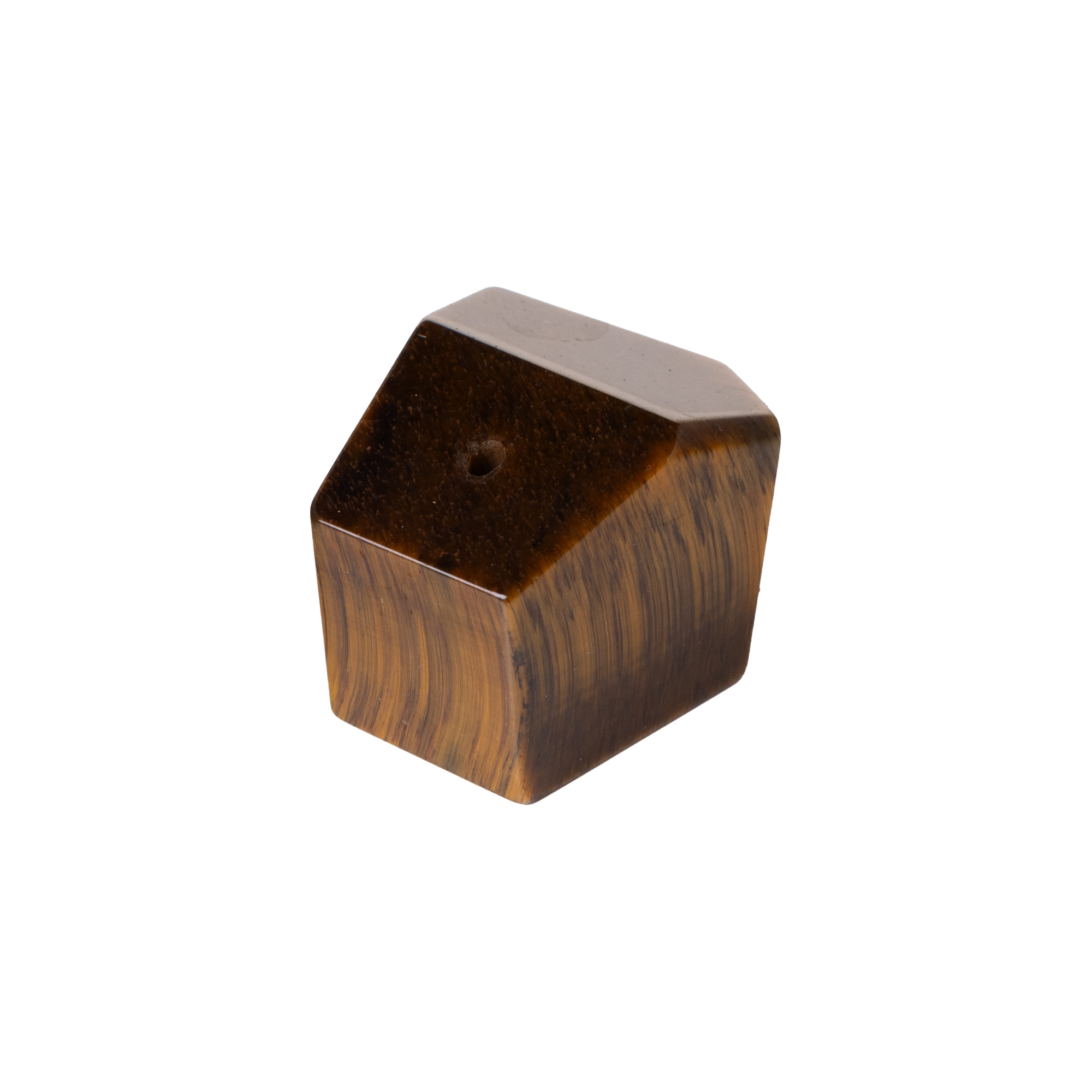 Photograph of Product: Tiger Eye- Faceted Incense Holder