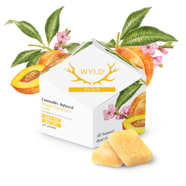 Photograph of product: Wyld Peach Gummies