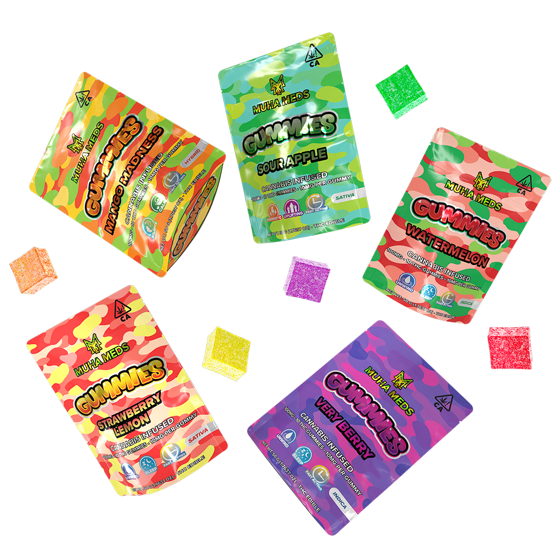 Photograph of product: Mambas Distillate Infused Gummies - Mango Madness