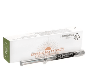 Photograph of product: Emerald Bay Extracts RSO Syringe High CBG White CBG 1g - 