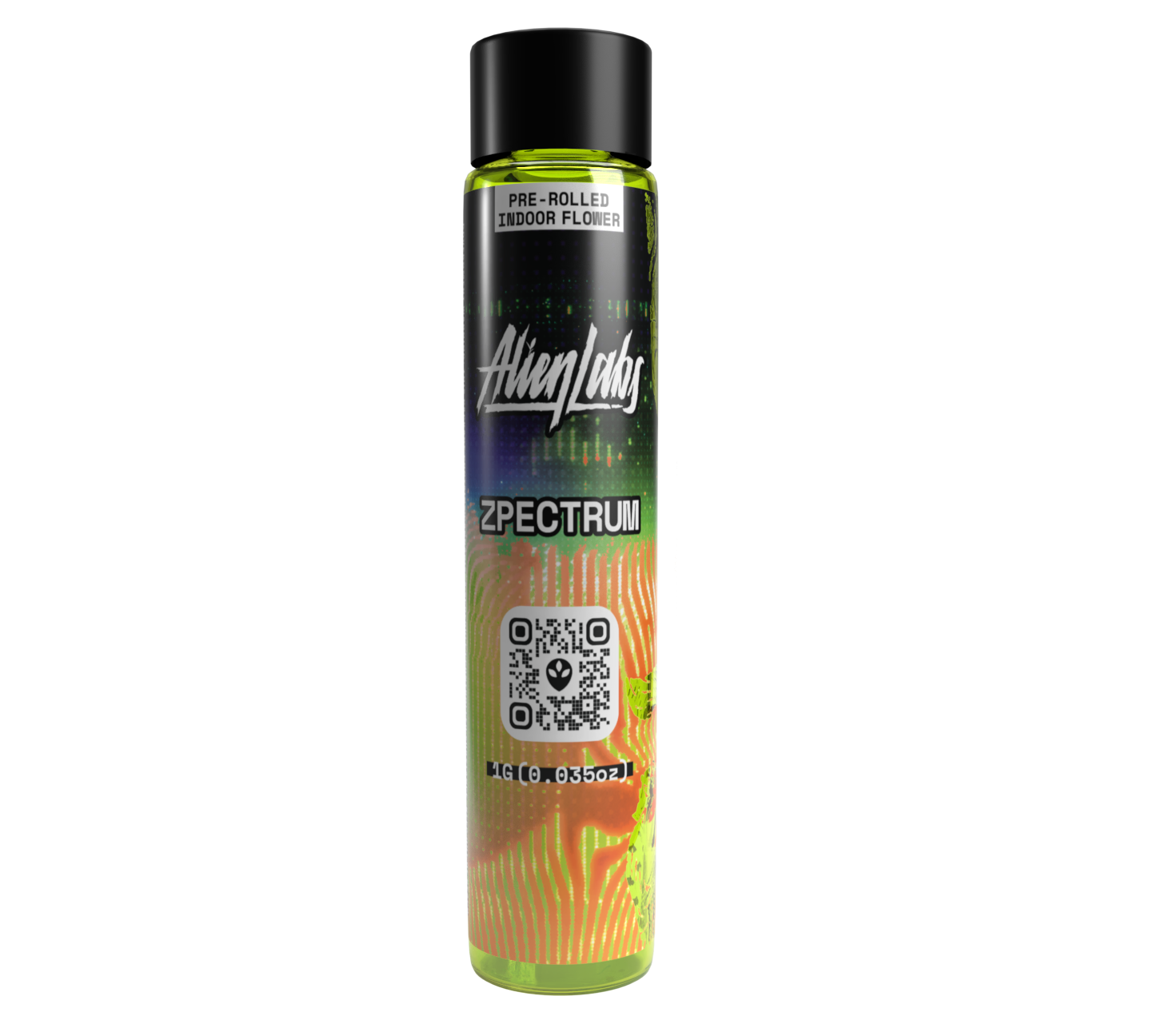 Photograph of product: Alien Labs Oui'd Preroll 1g Zpectrum