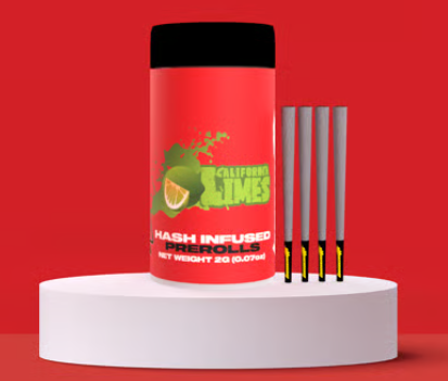Photograph of Product: Biscotti - California Limes 3.5g 7pk Infused Prerolls Sativa