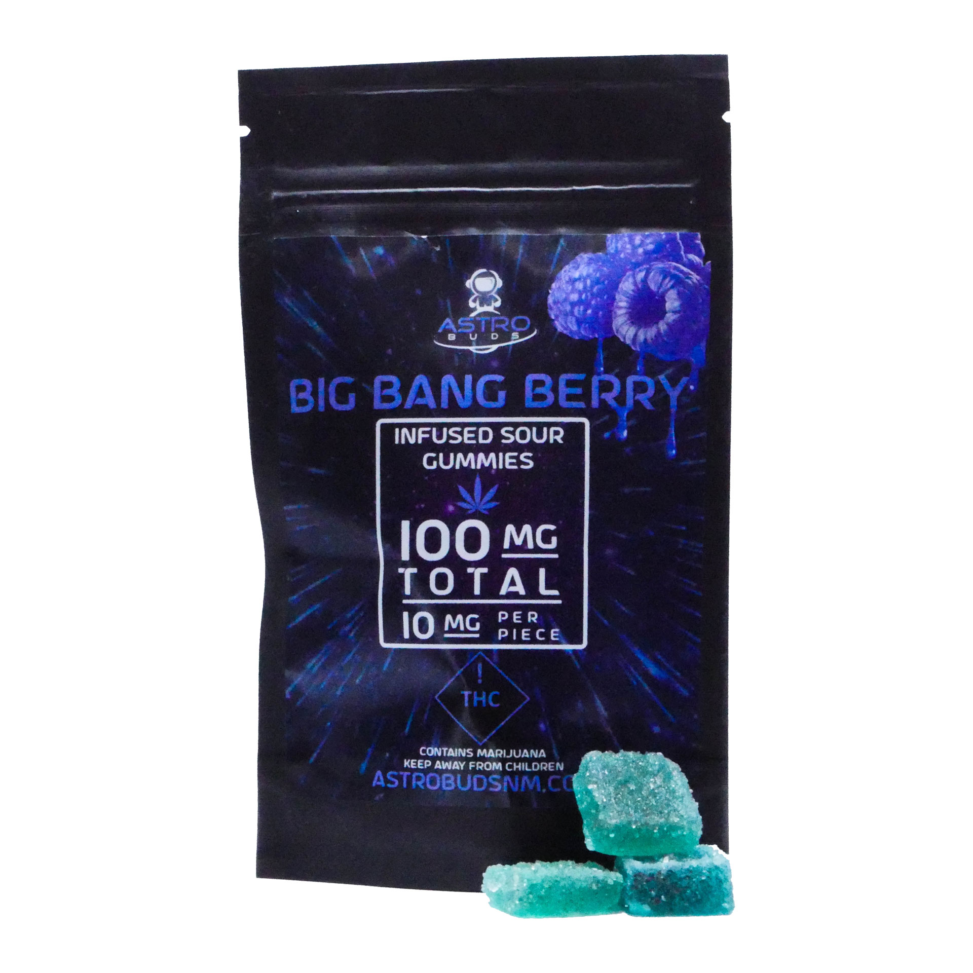 Photograph of product: Big Bang Berry | Astro Buds Gummies | Edibles 100mg