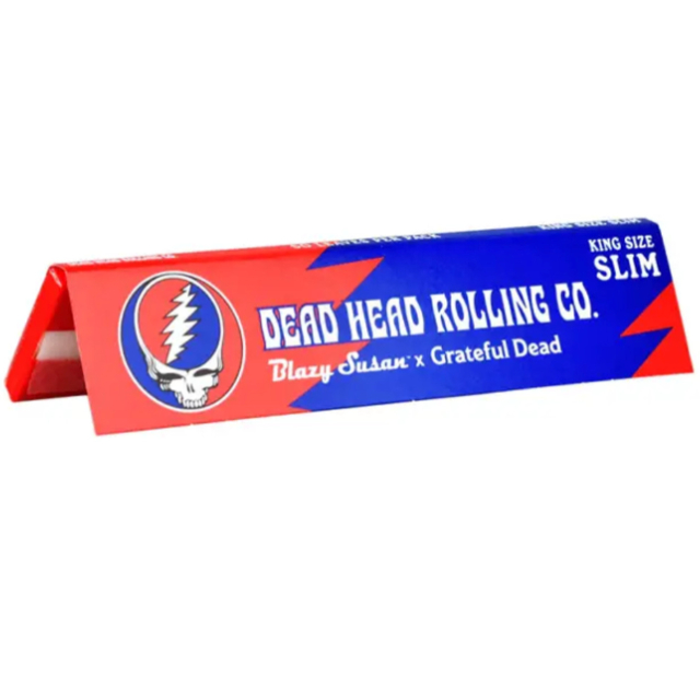 Photograph of product: GRATEFUL DEAD X BLAZY SUSAN KING SIZE SLIM PAPERS