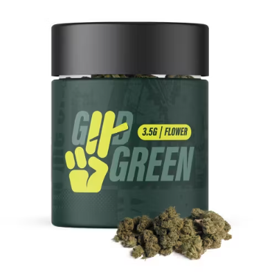 Photograph of product: Good Green | Flower | Tres Dawg IX x Tres OG | - 7g