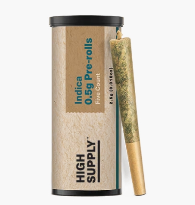 Photograph of product: CL High Supply PreRolls (Oui'd) - La Kush Cake 2.5g (5pk)