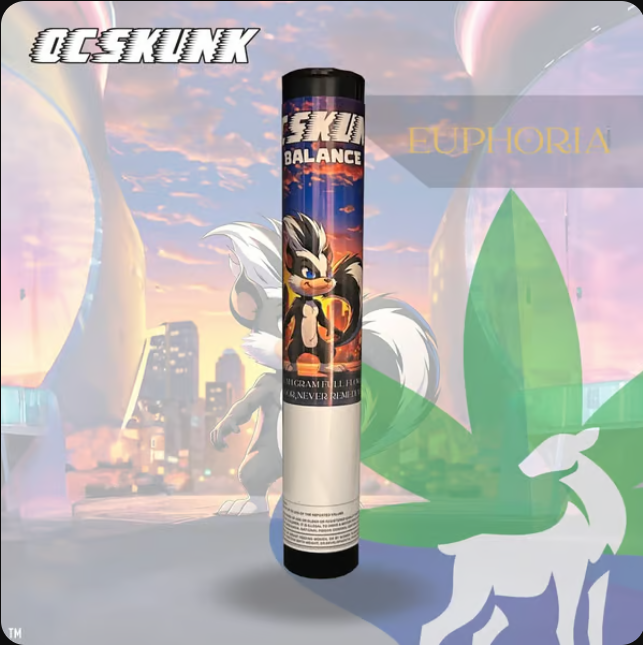 Photograph of Product: Euphoria - Pre-roll 1g - OC Skunk - Hybrid