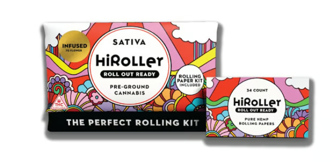Photograph of Product: HiRoller - Kabuki Sour Infused Pre-Roll Kit (7g)