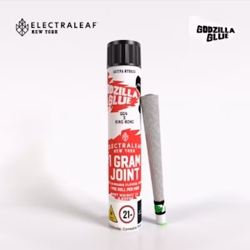 Photograph of product: Electraleaf | Godzilla Glue Ceramic Tip Pre-roll, 1g