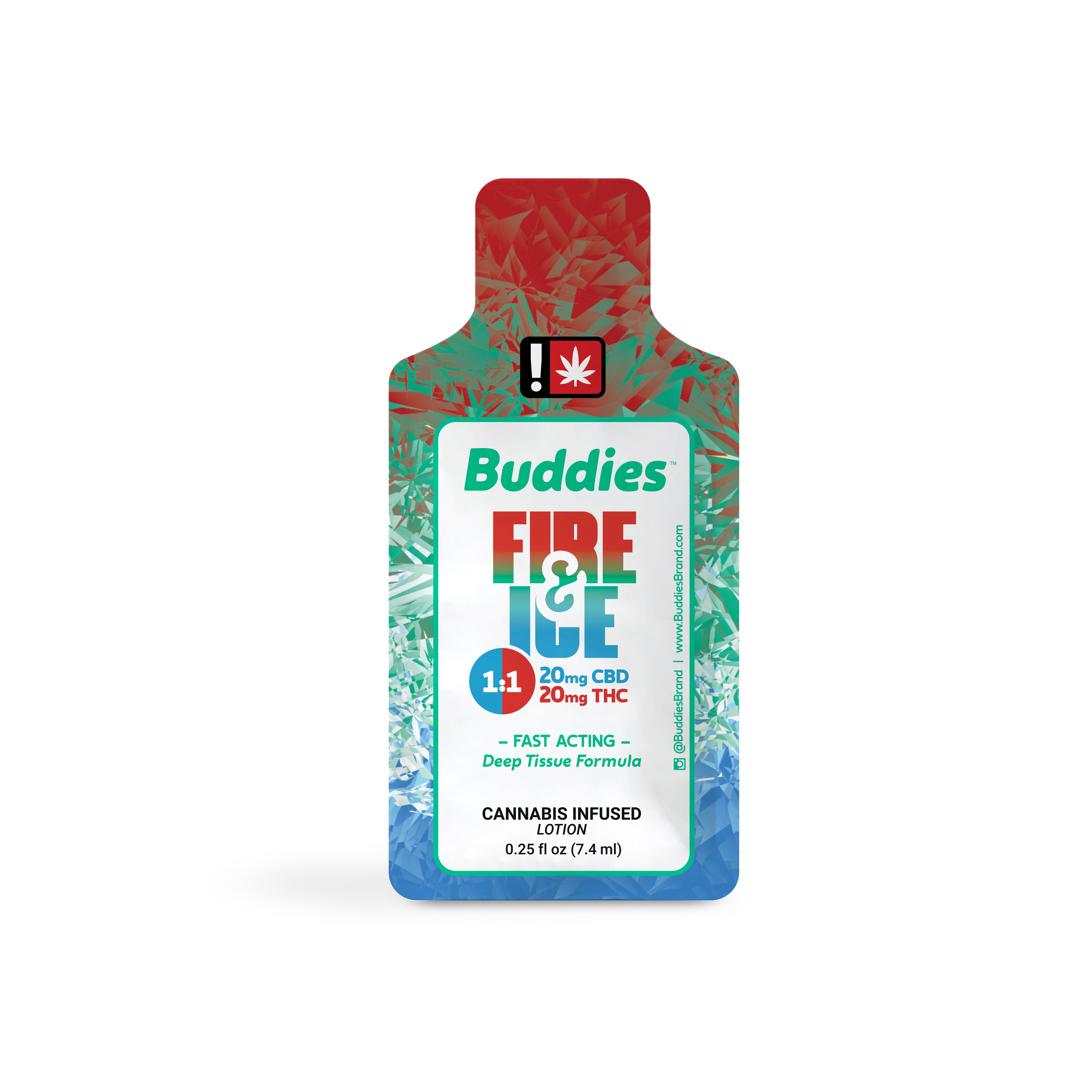 Photograph of product: Buddies | 1:1 FIRE & ICE Lotion | .25oz