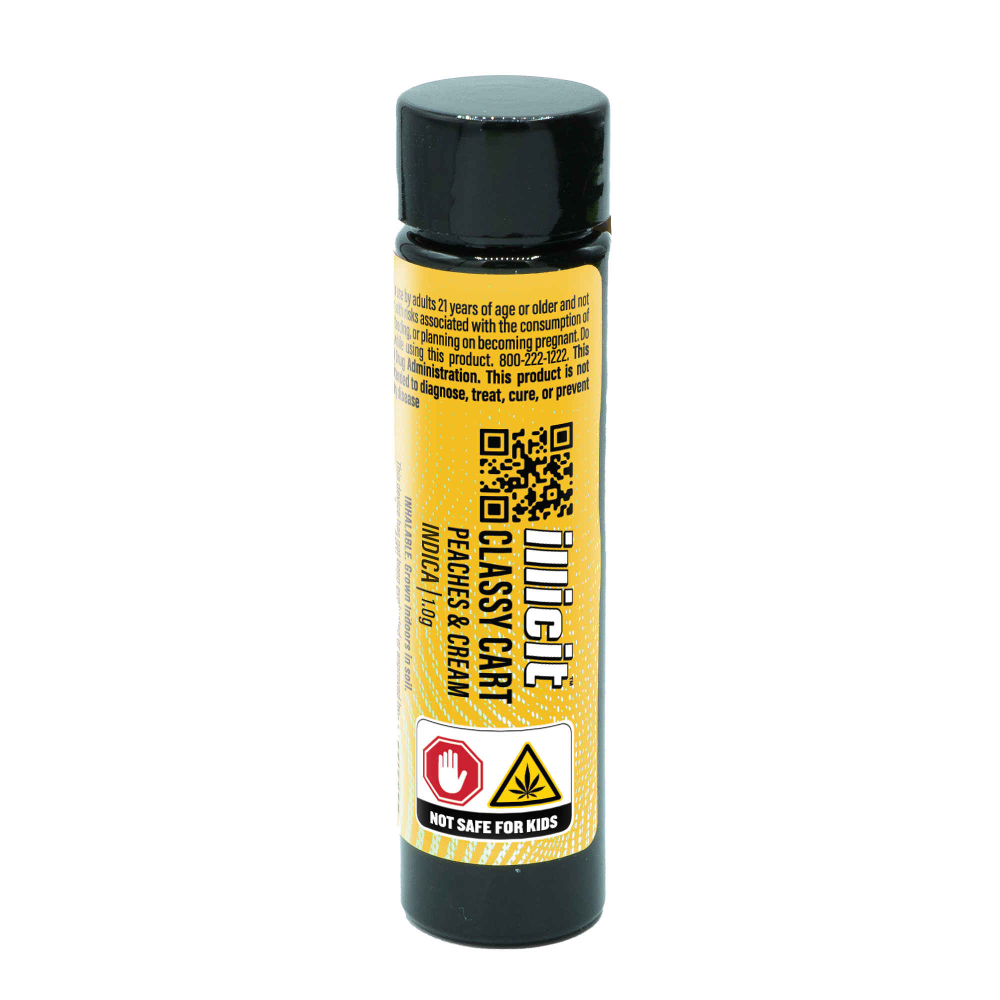 Photograph of product: Illicit | Cartridges | Peaches and Cream | 1g