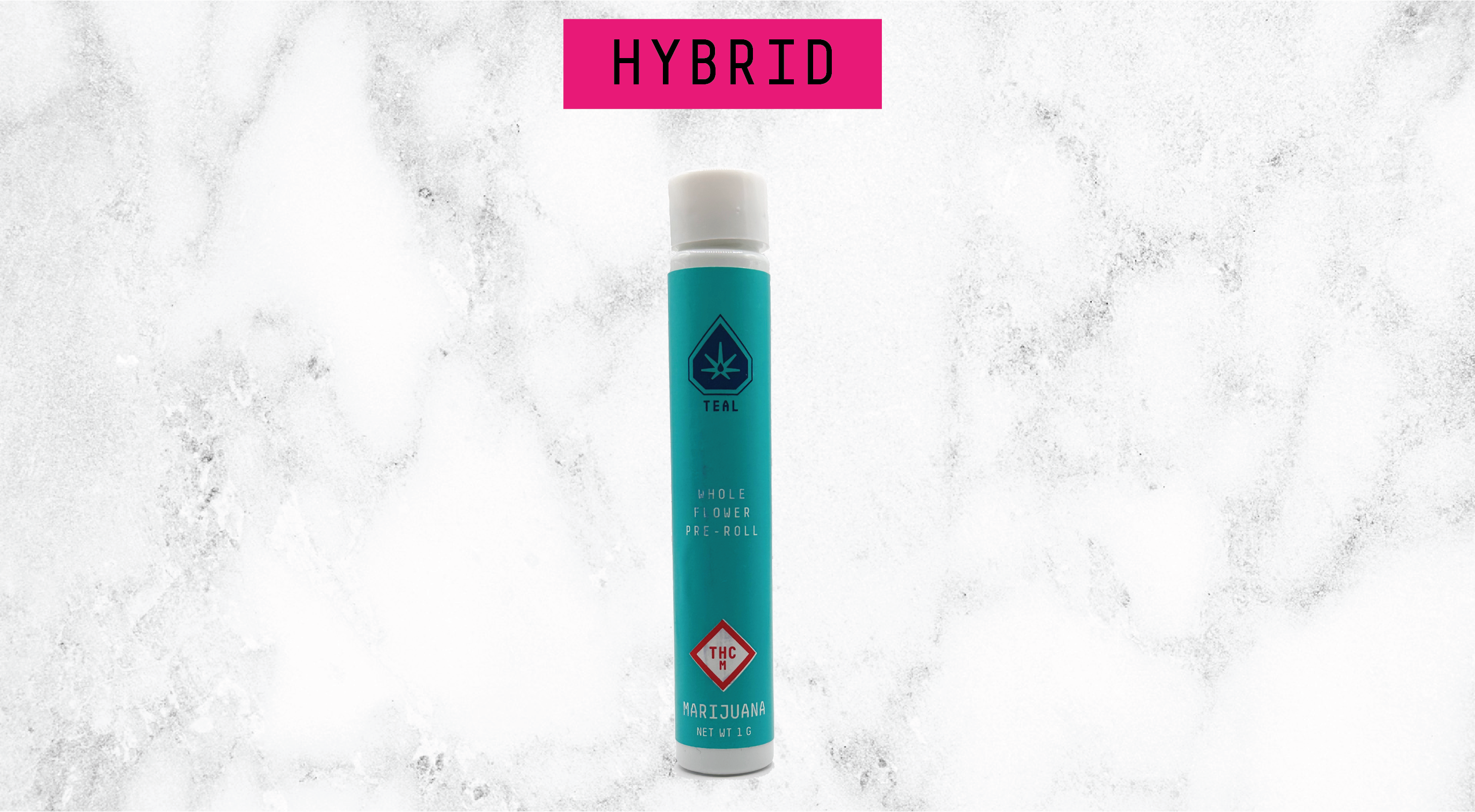 Photograph of product: TEAL - PREROLL - 1G - GRIMREEFAH - HYBRID