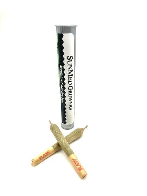 Photograph of product: SunMed: Sunshine #4 Pre-Roll 5 Pack