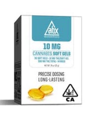 Photograph of product: [ABX] THC Soft Gels - 10mg - 30ct (PROMO)