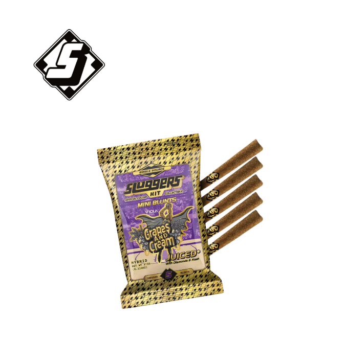 Photograph of product: GRAPES & CREAM 3.5G INFUSED 5 PACK MINI BLUNTS