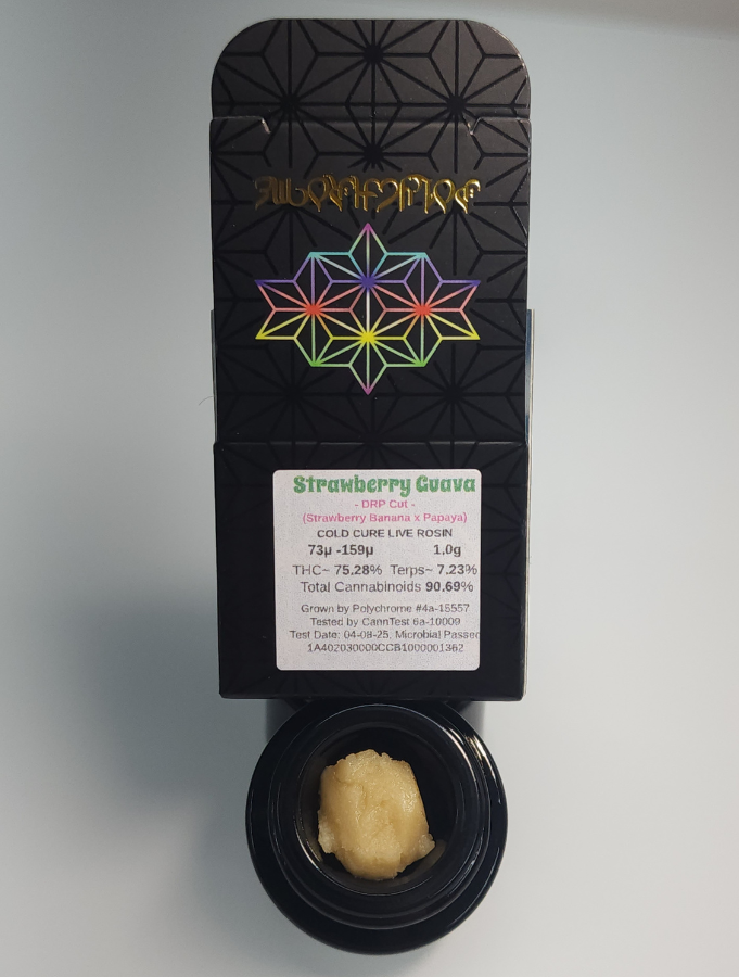 Photograph of product: Strawberry Guava Live Rosin by Polychrome