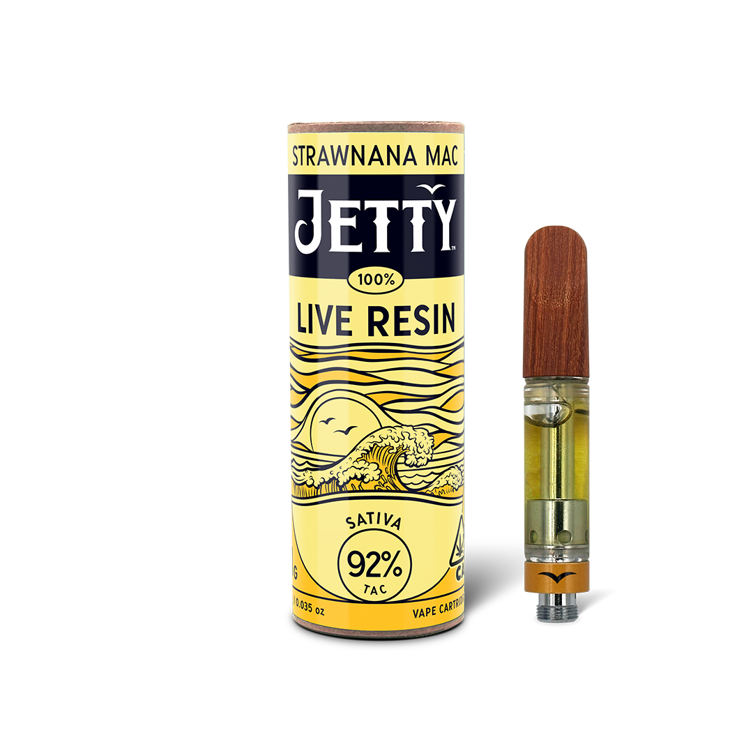Photograph of product: Strawnana Mac 100% Live Resin Cartridge 1g