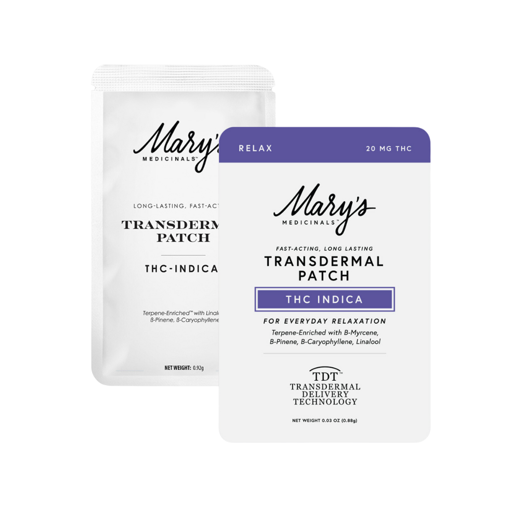Photograph of product: Mary's Medicinals | Relax TH-oui Oui'd Transdermal Patch | 20mg