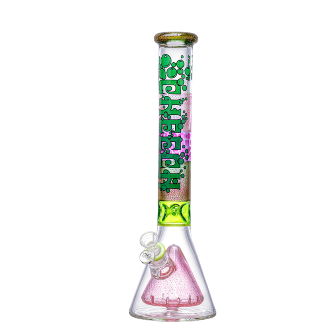 Photograph of product: Northstar Cheech Glass 17" Beaker in a Beaker Pink and Green