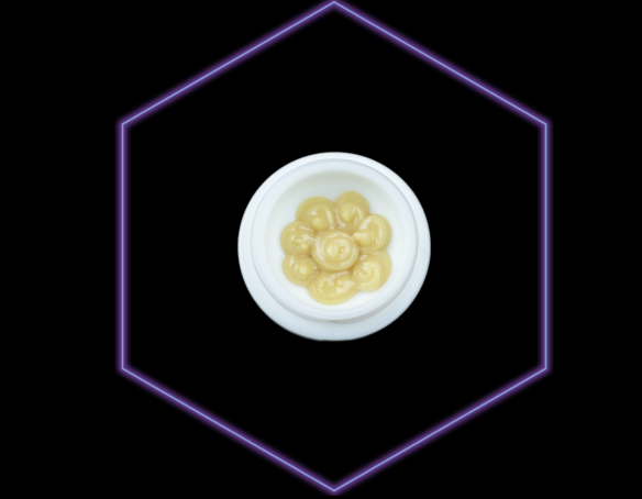 Photograph of product: Lazercat - Royal Jelly Live Rosin Badder - Midnight Velvet (H)