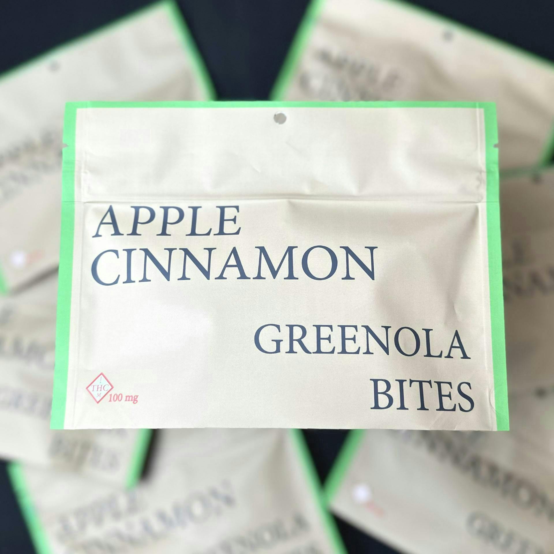 Photograph of product: Apple Cinnamon | Greenola Bites | 100mg - 