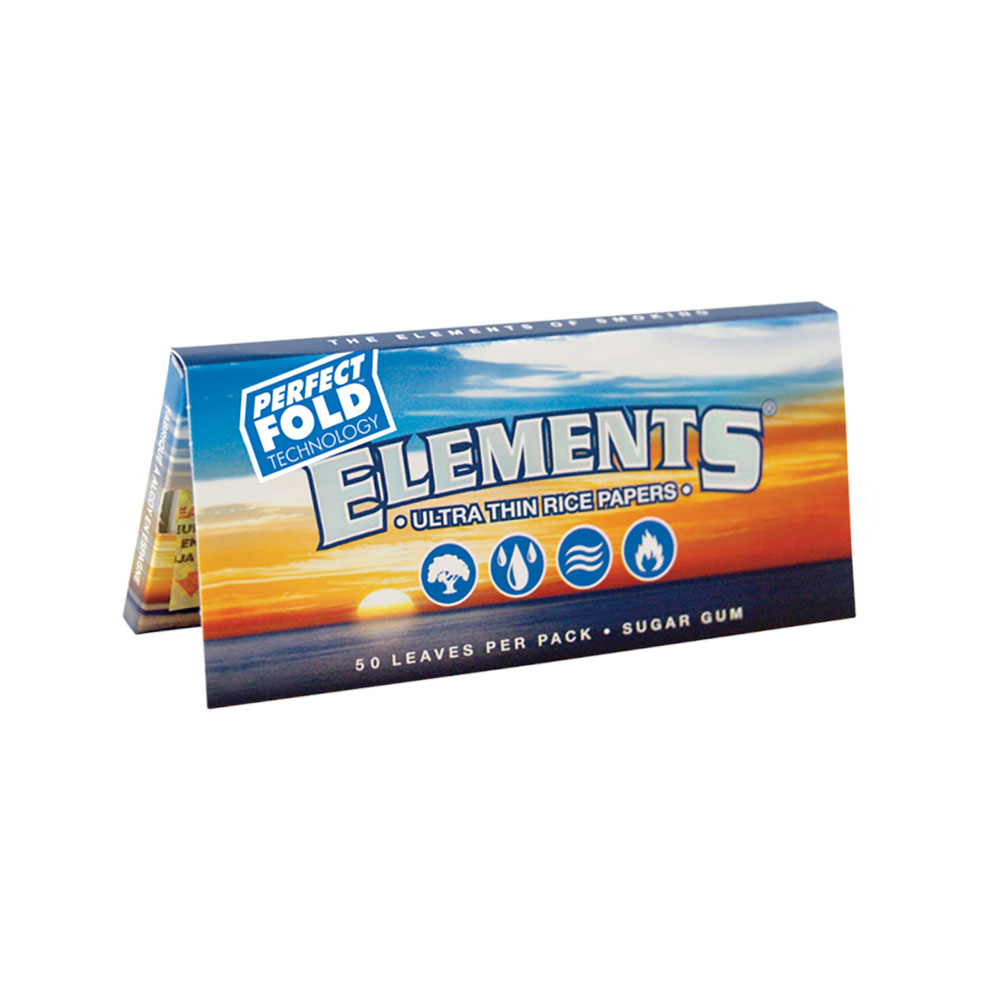 Photograph of product: Elements Ultra Rice Rolling Papers - 1 1/4"