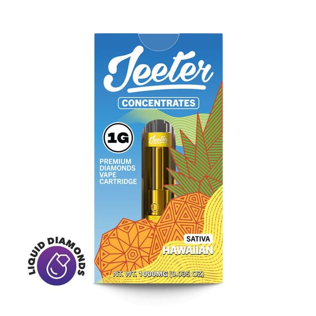 Photograph of product: Jeeter: Hawaiian (S) | Liquid Diamonds Cart - 1g - 
