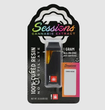 Photograph of product: AIO - 1g Cured Resin Sessions - Original Sin