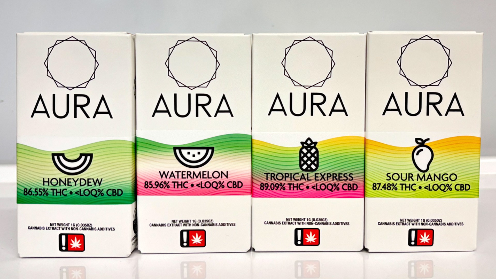 Photograph of product: Cartridge - TF - Aura - 1g Flavored - Watermelon