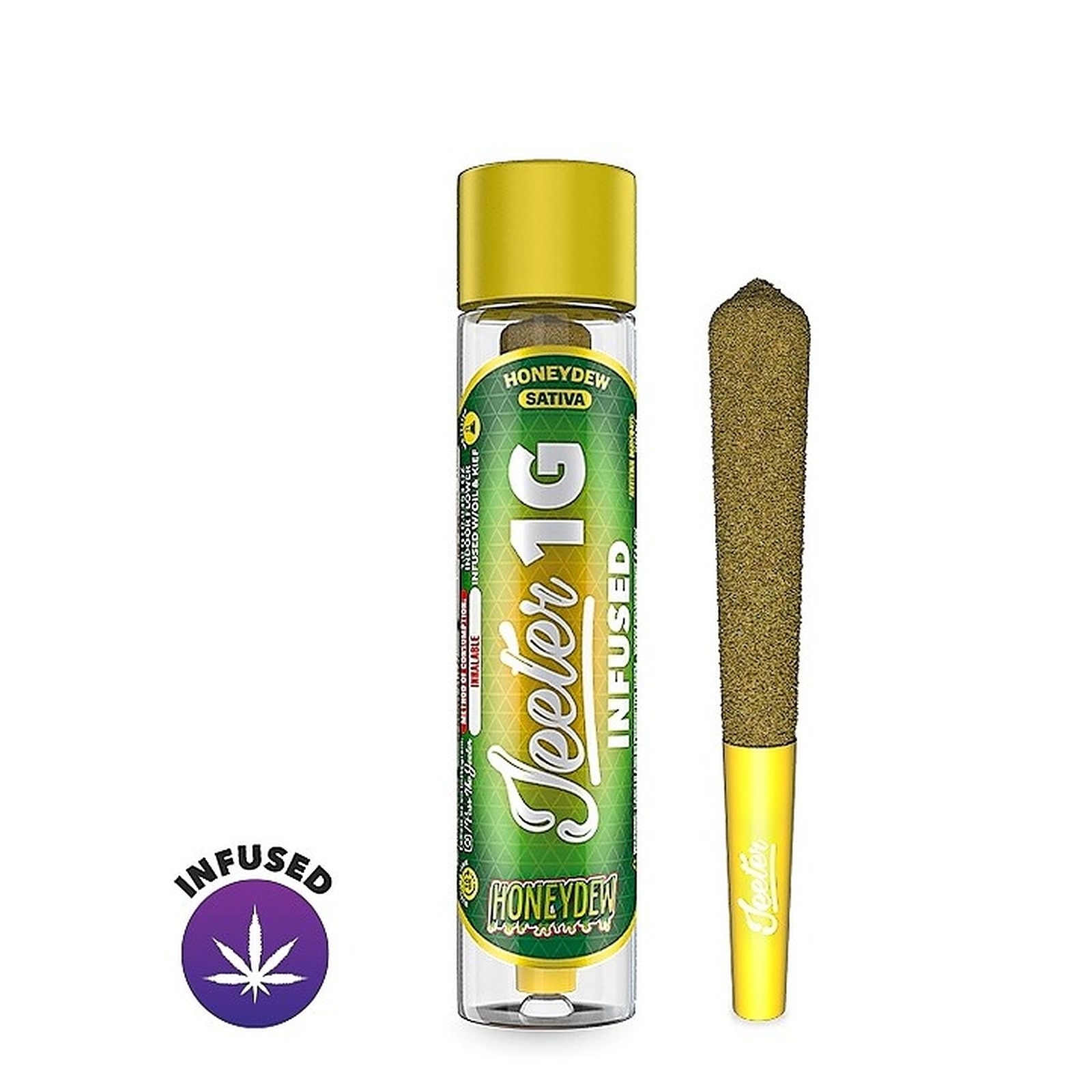 Photograph of product: Jeeter | Honeydew Infused Rosin Enhanced Diamonds