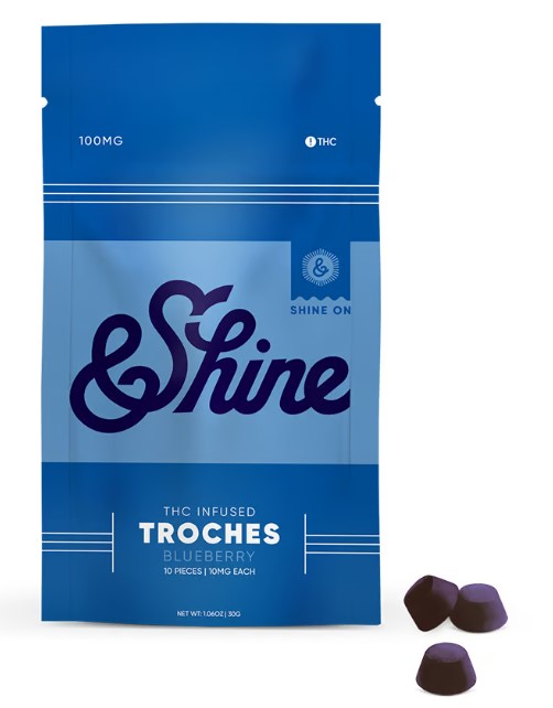 Photograph of product: Blueberry | 10mg Troches | 10pk