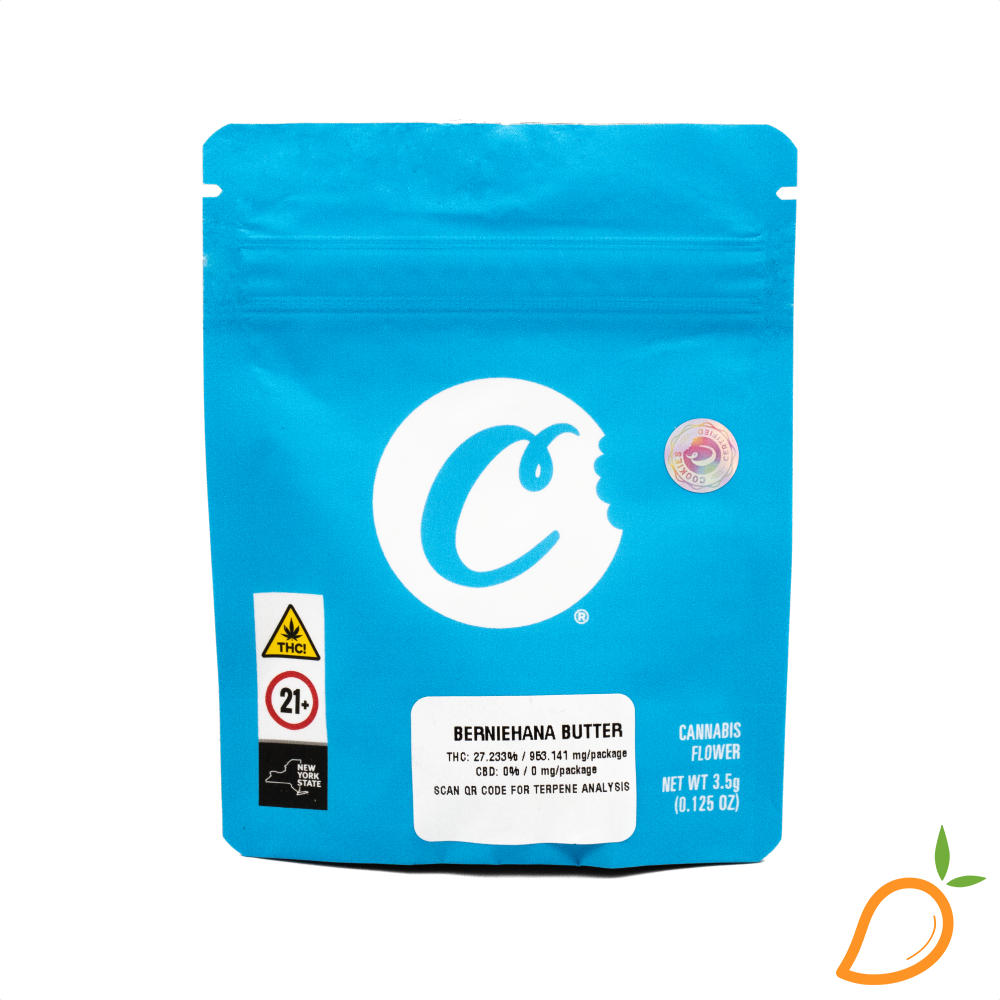 Photograph of product: 3.5g Berniehana Butter Prepackaged Flower Cookies