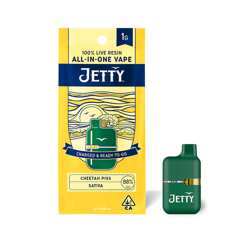Photograph of product: AIO (Mini Tank) - Cheetah Piss (Live Resin) - 1g (S) - Jetty