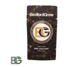 Photograph of product: Bedford Grow Milk Chocolate Bar (H) 100mg